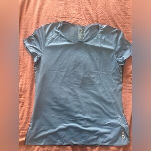 On Running Women's Short Sleeve Tee in Light Blue